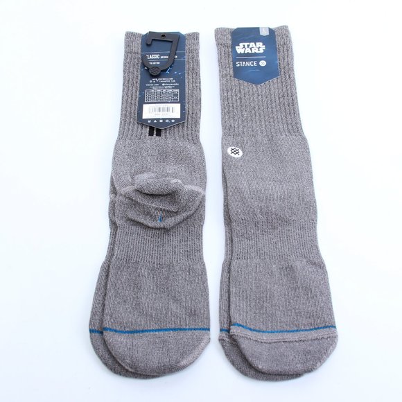 MENS | 2 Stance Grey Solid Trooper Star Wars NEW - Picture 7 of 14
